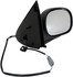 955-346 by DORMAN - Side View Mirror - Right, Power. Without Signal, Chrome Cover + Black Base