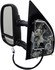 955-363 by DORMAN - Side View Mirror - Left, Power, Telescopic, Black, Round Plug