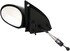 955-401 by DORMAN - Side View Mirror - Left, Manual Remote Black