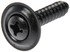 961-201D by DORMAN - Trim Screw - Black - No.10-16 X 1 In.