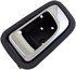 96508 by DORMAN - Interior Door Handle Rear Right Chrome And Dark Gray