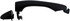 96670 by DORMAN - Exterior Door Handle Rear Primed Black