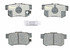 ATD537C by RAYBESTOS - Brake Parts Inc Raybestos AT Overstock Ceramic Disc Brake Pad Set