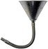 9-785 by DORMAN - 5-1/2 In Diameter Steel Flexible Neck Funnel with 1/2 In ID; No.80 Mesh Screen