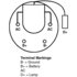 93090 by DELCO REMY - Alternator - Refrigeration, 12V, 65A, 1/4-20 B+ Output Terminal, Bi-Rotation