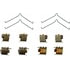 HW13316 by DORMAN - Disc Brake Hardware Kit