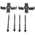 HW13615 by DORMAN - Disc Brake Hardware Kit