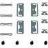 HW5516 by DORMAN - Disc Brake Hardware Kit