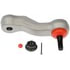 IA6534RD by DORMAN - Steering Idler Arm - Steel, Gray, Coated, 14mm Stud, w/Castle Nut, Grease Fitting Included