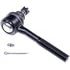 T3376 by DORMAN - Steering Tie Rod End