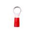 1-2254 by PHILLIPS INDUSTRIES - Ring Terminal - 6 ga., Red, Nylon, 1/4 in. Stud, 50 Pieces, Insulated
