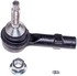TO85435 by DORMAN - Steering Tie Rod End - Front, Outer, Silver Coated, Steel, 105.5mm Length