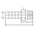 Dayco 106841 Hydraulic Coupling / Adapter BI06-06PS