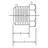 Dayco 145033 Hydraulic Coupling / Adapter 20MP-PLUG