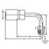 Dayco 108471 Hydraulic Coupling / Adapter DC06-07MF90T