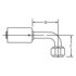 Dayco 118057 Hydraulic Coupling / Adapter SB12-10F90TO