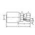 Dayco 108010 Hydraulic Coupling / Adapter DC10-10FA