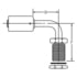 Dayco 105791 Hydraulic Coupling / Adapter BL08-08BH90