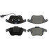 105.13750 by CENTRIC - Posi Quiet Ceramic Brake Pads with Shims and Hardware