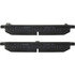 Centric 105.20350 Disc Brake Pad Set Posi Quiet Ceramic Brake Pads with Shims and Hardware
