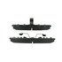 102.03700 by CENTRIC - C-Tek Semi-Metallic Brake Pads with Shims