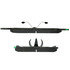Centric 102.04310 Disc Brake Pad Set C-Tek Semi-Metallic Brake Pads with Shims