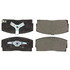 102.04560 by CENTRIC - C-Tek Semi-Metallic Brake Pads with Shims