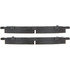 Centric 105.10390 Disc Brake Pad Set Posi Quiet Ceramic Brake Pads with Shims and Hardware