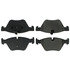 102.10612 by CENTRIC - C-Tek Semi-Metallic Brake Pads with Shims