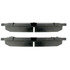 102.15220 by CENTRIC - C-Tek Semi-Metallic Brake Pads with Shims