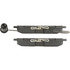 102.05900 by CENTRIC - C-Tek Semi-Metallic Brake Pads with Shims