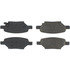 102.10330 by CENTRIC - C-Tek Semi-Metallic Brake Pads with Shims