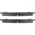 102.10390 by CENTRIC - C-Tek Semi-Metallic Brake Pads with Shims