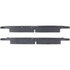 Centric 104.08040 Disc Brake Pad Set Posi Quiet Semi-Metallic Brake Pads with Hardware