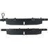 Centric 104.11560 Disc Brake Pad Set Posi Quiet Semi-Metallic Brake Pads with Hardware