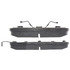 104.03770 by CENTRIC - Posi Quiet Semi-Metallic Brake Pads with Hardware