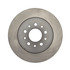 121.04003 by CENTRIC - Disc Brake Rotor - Rear, 10.3 in. O.D, Solid Design, 5 Lugs, Smooth Finish