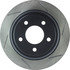 Centric 126.61095CSL Disc Brake Rotor Cryo Sport Slotted Rotor, Left