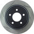 Centric 126.61095CSR Disc Brake Rotor Cryo Sport Slotted Rotor, Right