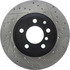 127.34075L by CENTRIC - Slotted Drilled Rotor