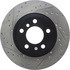 127.34075R by CENTRIC - Slotted Drilled Rotor