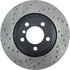 127.34086R by CENTRIC - Slotted Drilled Rotor