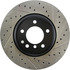 127.34093L by CENTRIC - Slotted Drilled Rotor