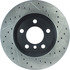 127.34095L by CENTRIC - Slotted Drilled Rotor
