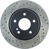 127.34097CR by CENTRIC - Sportstop Cryo Drilled & Slotted Rotor, Right