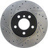 127.34098R by CENTRIC - Slotted Drilled Rotor