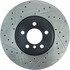 Centric 127.34112R Disc Brake Rotor Slotted Drilled Rotor