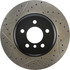 127.34124R by CENTRIC - Slotted Drilled Rotor