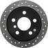 127.34159R by CENTRIC - Sport Drilled & Slotted Rotor, Right