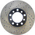 127.35008R by CENTRIC - Slotted Drilled Rotor